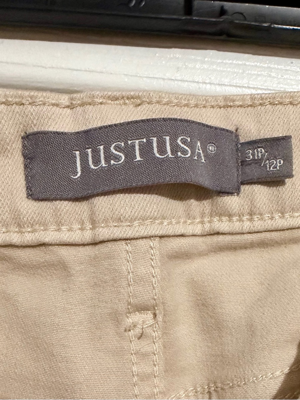 Just USA Beige Wide-Leg Trousers - Picture 2 of 3